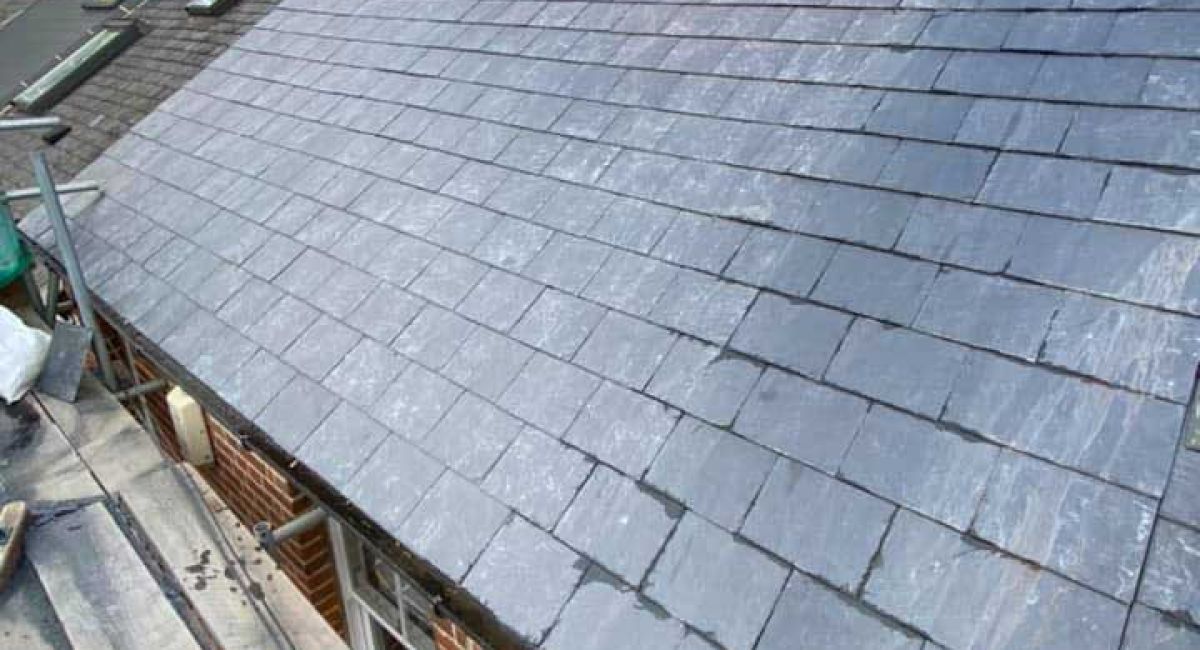 Blue Slate Re-roof Headington