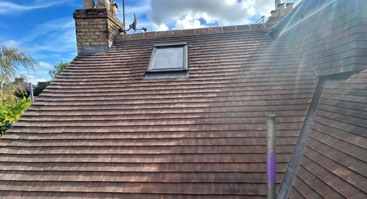 Plain Tile Re-Roof in Oxford