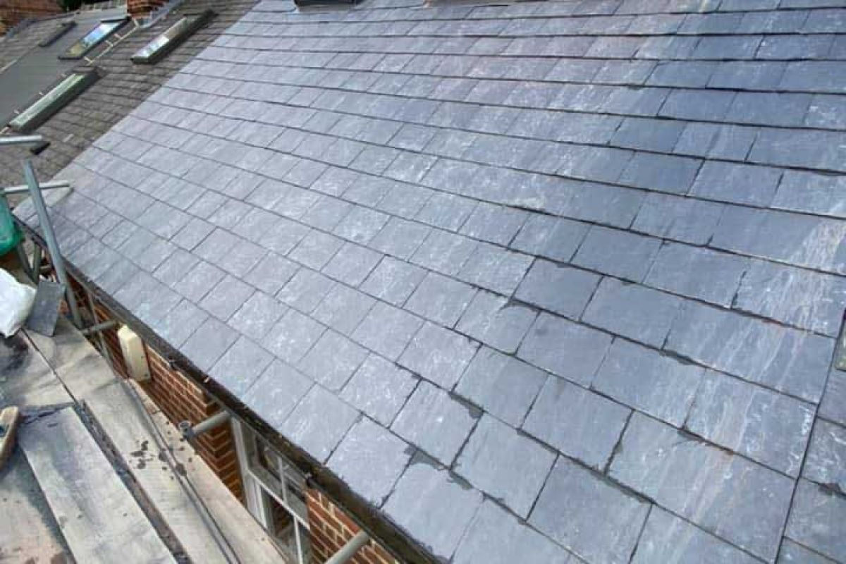 Blue Slate Re-roof Headington
