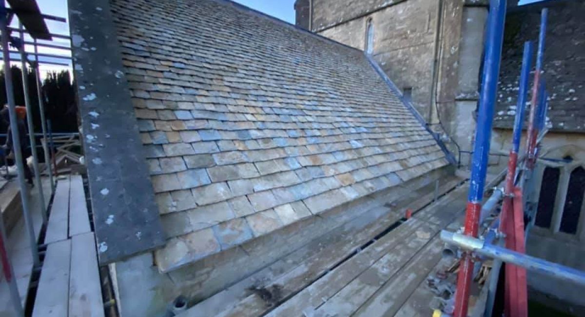 Great Rissington Church Finished for Christmas